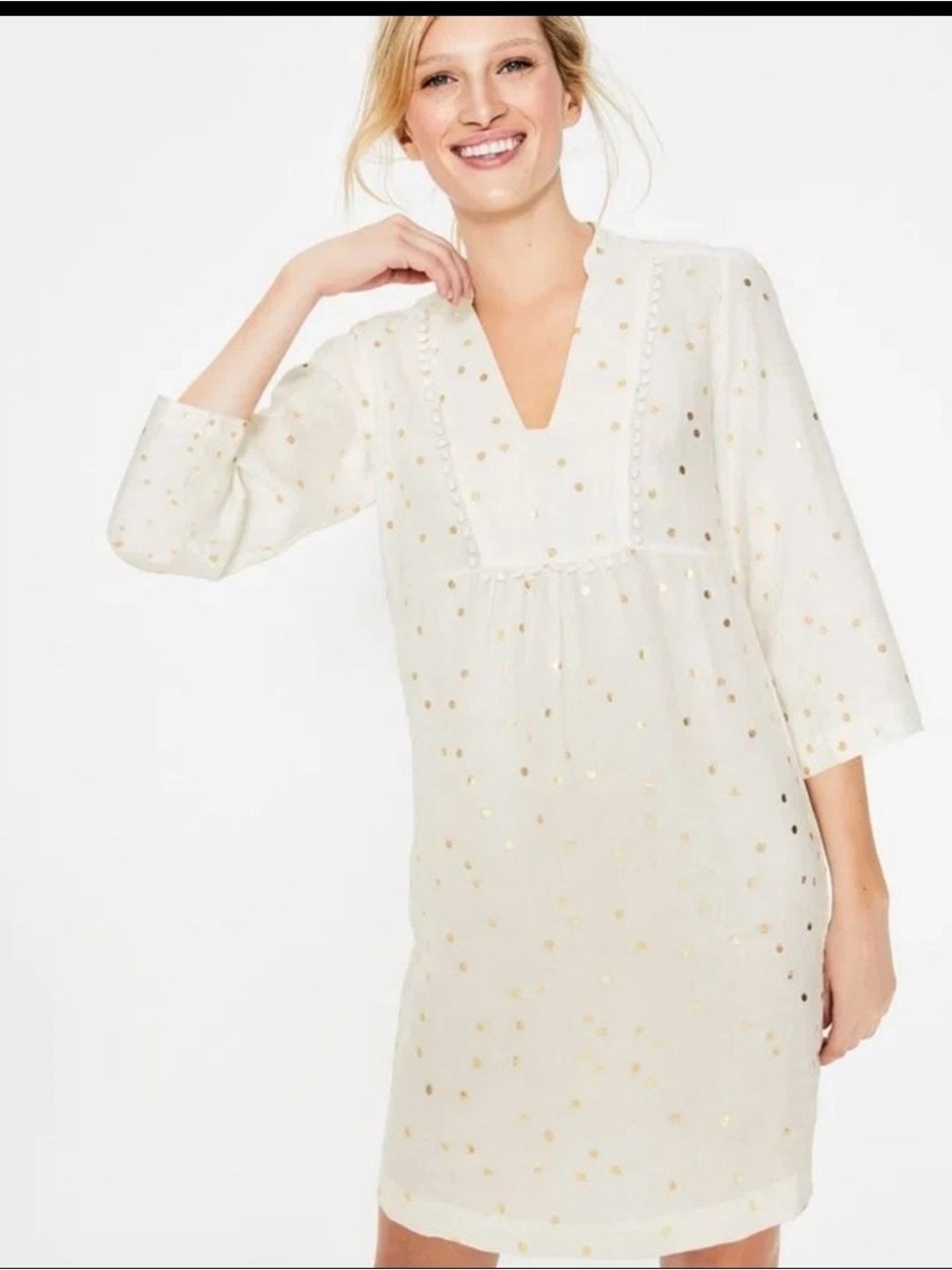 Boden Evangeline Metallic Dot Cover-up